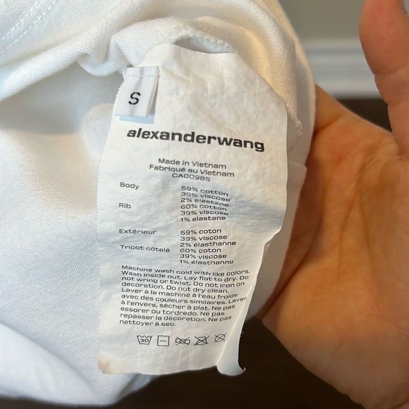 Alexander Wang
short sleeve cotton t-shirt - Picture 4 of 5